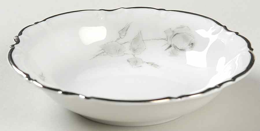 Gray Rose Fruit/Dessert (Sauce) Bowl by Hutschenreuther-1