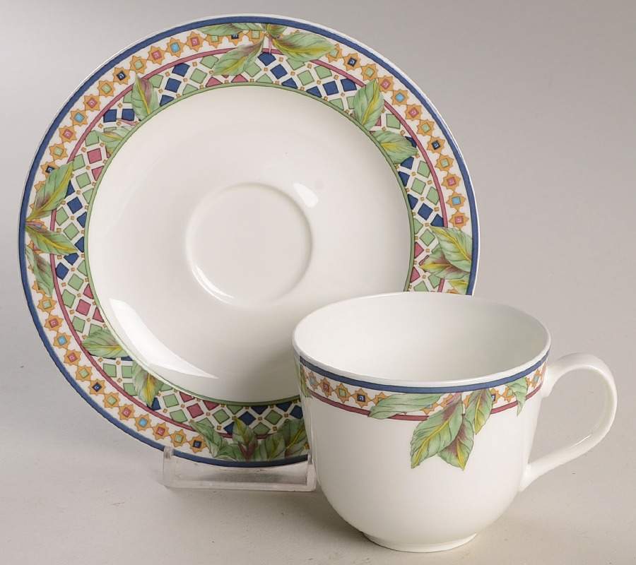 Hacienda Flat Cup & Saucer Set by Hutschenreuther-1