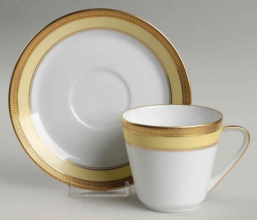 Hastings Flat Cup & Saucer Set by Hutschenreuther-1