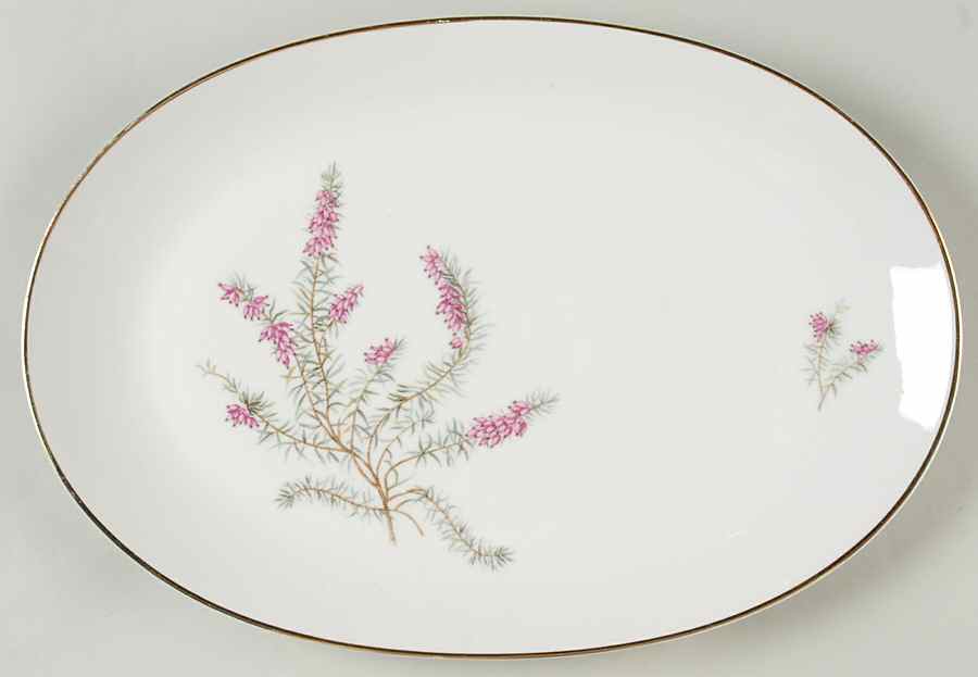 Heather White 13" Oval Serving Platter by Hutschenreuther-1