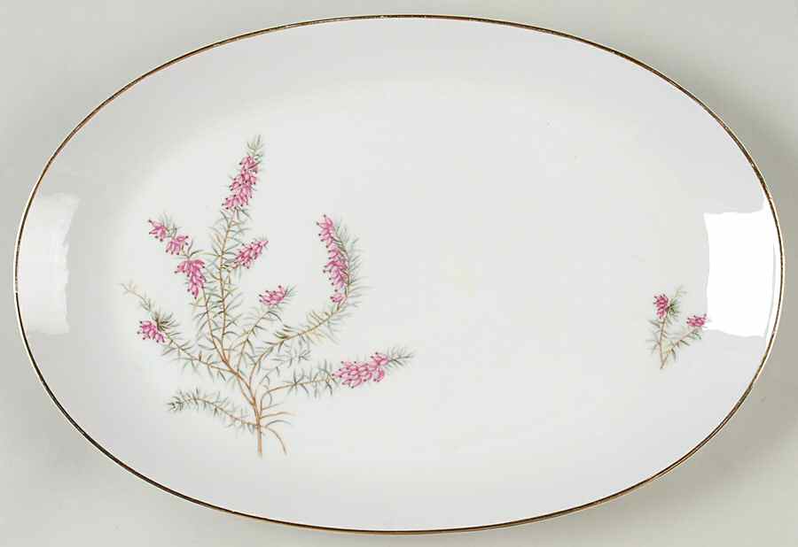 Heather White 12" Oval Serving Platter by Hutschenreuther-1
