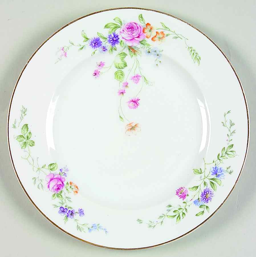 HUT12 (WHITE) Salad Plate by Hutschenreuther-1