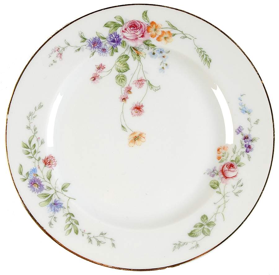HUT12 (WHITE) Bread & Butter Plate by Hutschenreuther-1