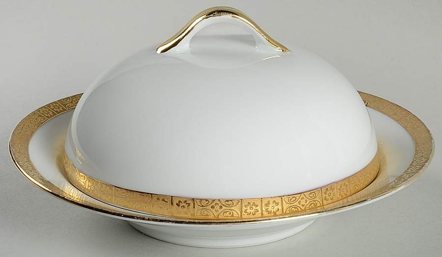 HUT165 Round Covered Butter by Hutschenreuther-1