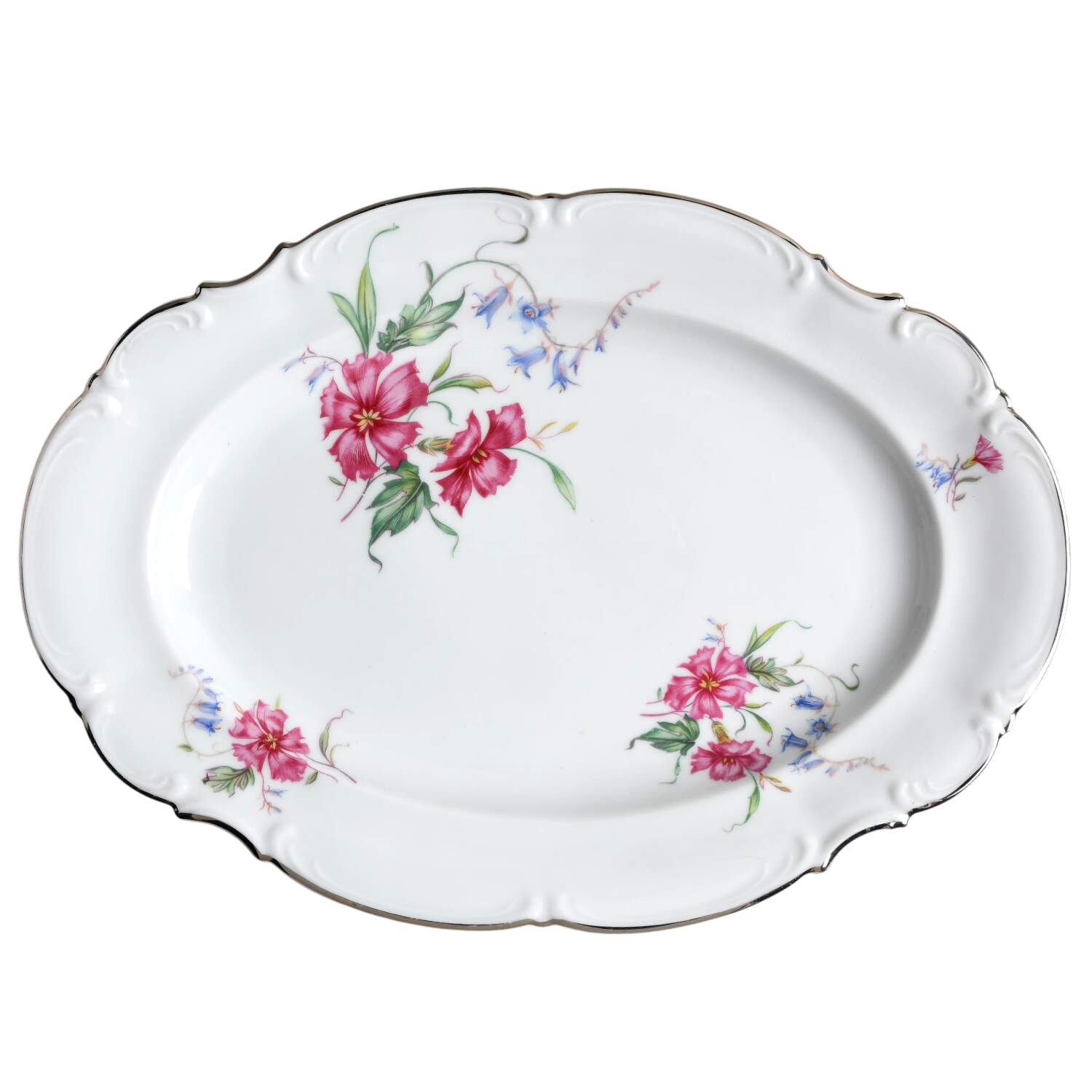HUT18 12" Oval Serving Platter by Hutschenreuther-1