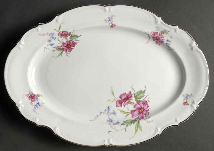 HUT18 15" Oval Serving Platter by Hutschenreuther-1