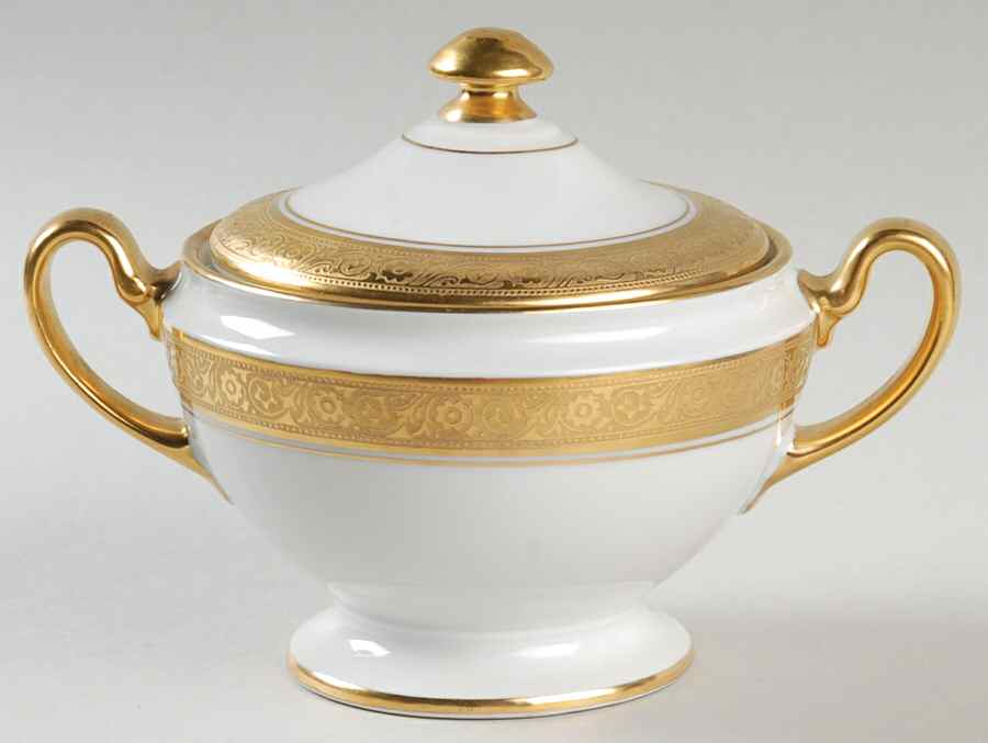 HUT184 Sugar Bowl & Lid by Hutschenreuther-1