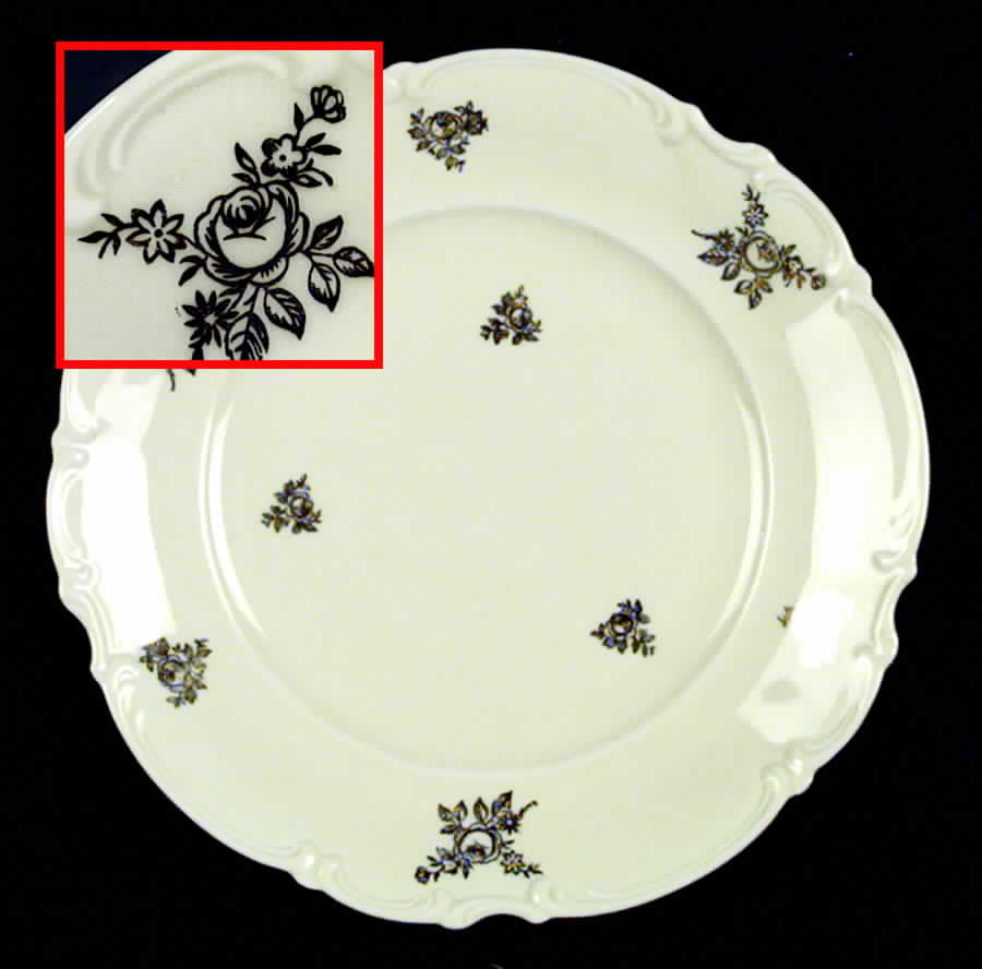 HUT186 Salad Plate by Hutschenreuther-1