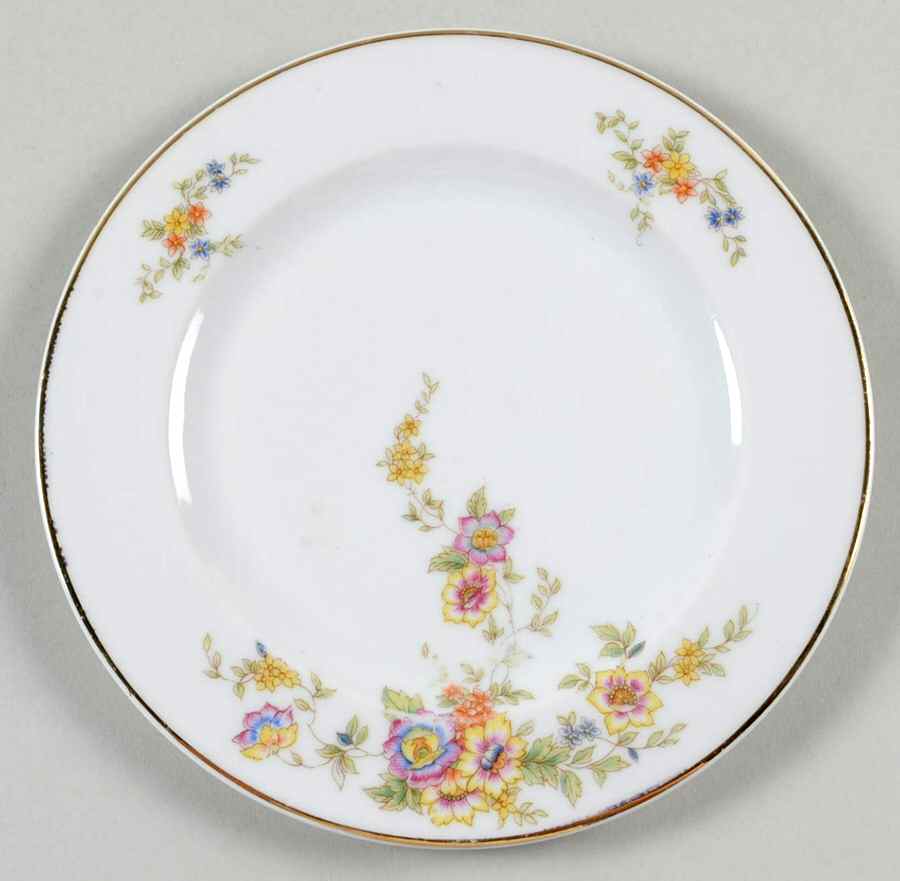HUT204 (White) Bread & Butter Plate by Hutschenreuther-1