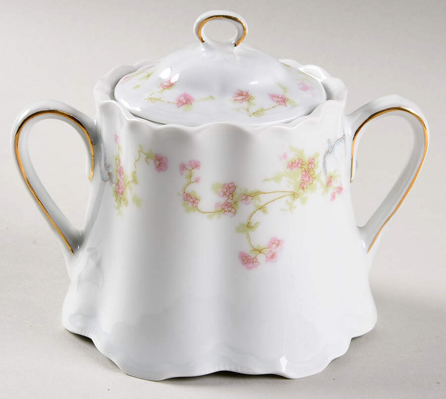 HUT23 Sugar Bowl & Lid by Hutschenreuther-1