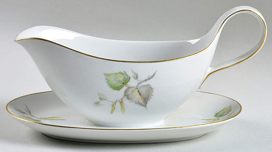 HUT24 Gravy Boat with Attached Underplate by Hutschenreuther-1