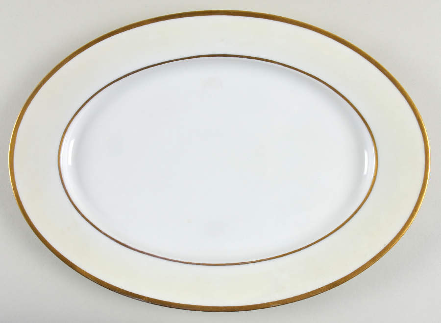 HUT25 14" Oval Serving Platter by Hutschenreuther-1