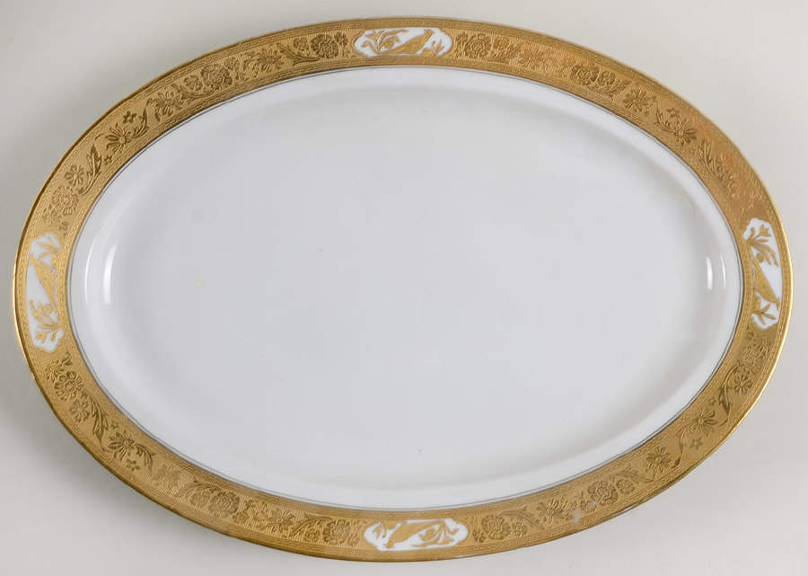 HUT287 16" Oval Serving Platter by Hutschenreuther-1