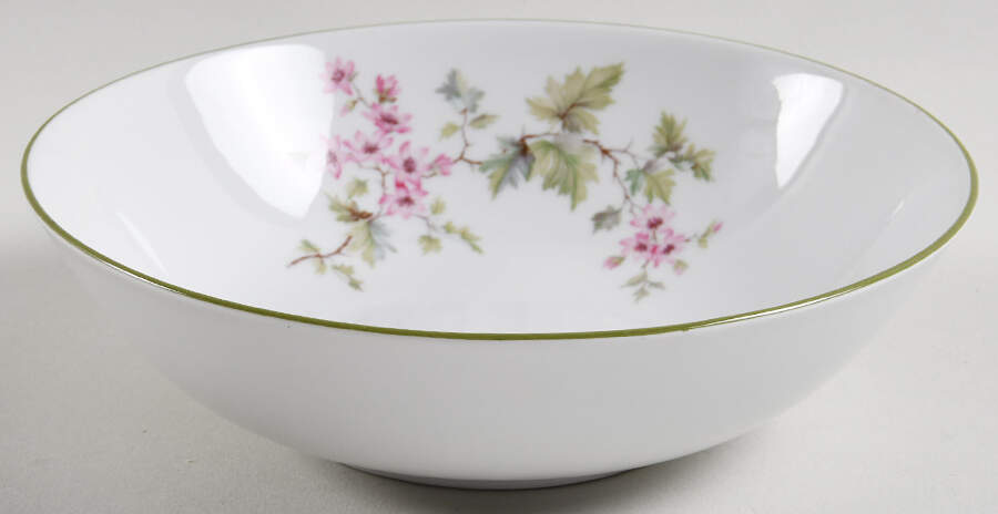 HUT2 (Green Trim) Coupe Cereal Bowl by Hutschenreuther-1