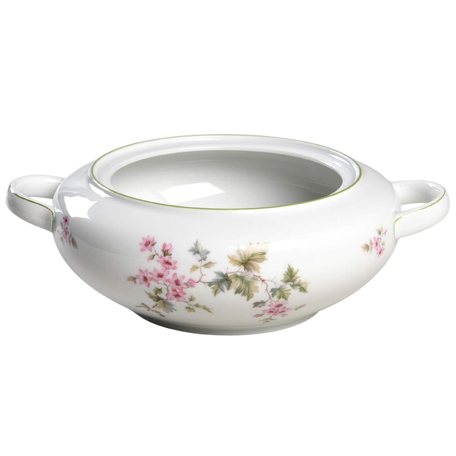 HUT2 (Green Trim) Round Vegetable No Lid by Hutschenreuther-1