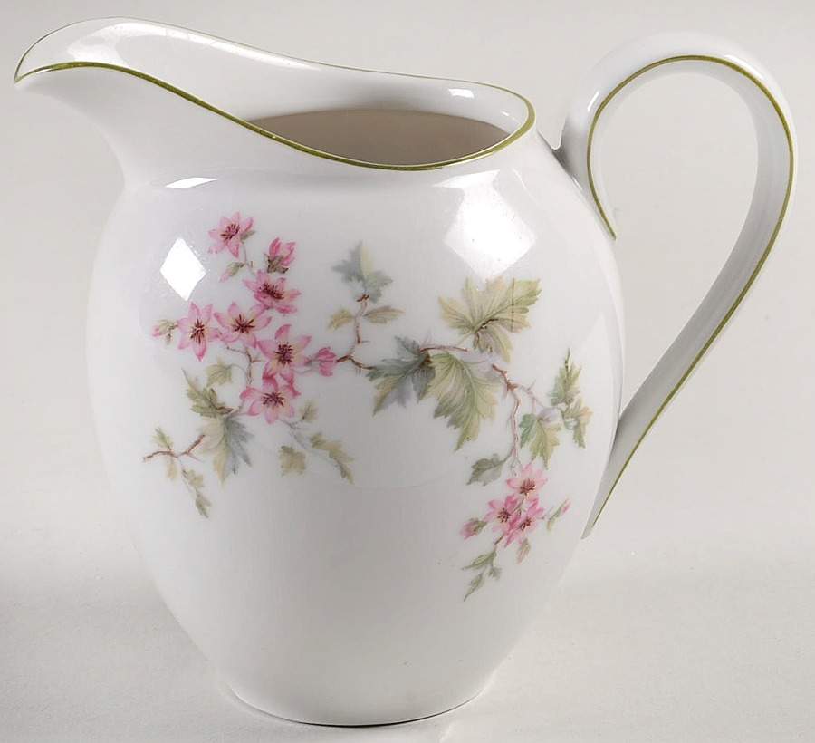 HUT2 (Green Trim) Creamer by Hutschenreuther-1