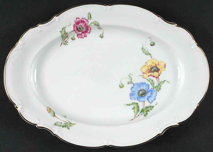 9041 12" Oval Serving Platter by Hutschenreuther-1