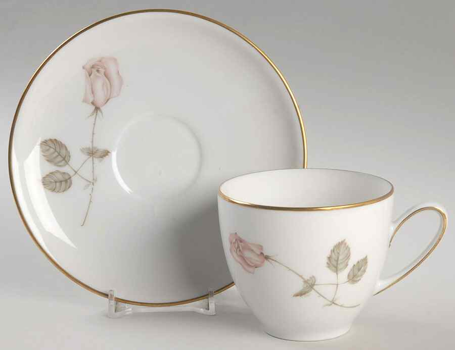 Rose Flat Cup & Saucer Set by Hutschenreuther-1