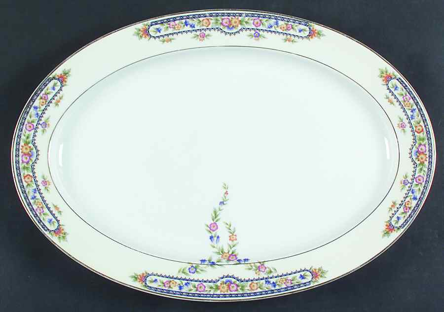 HUT349 16" Oval Serving Platter by Hutschenreuther-1