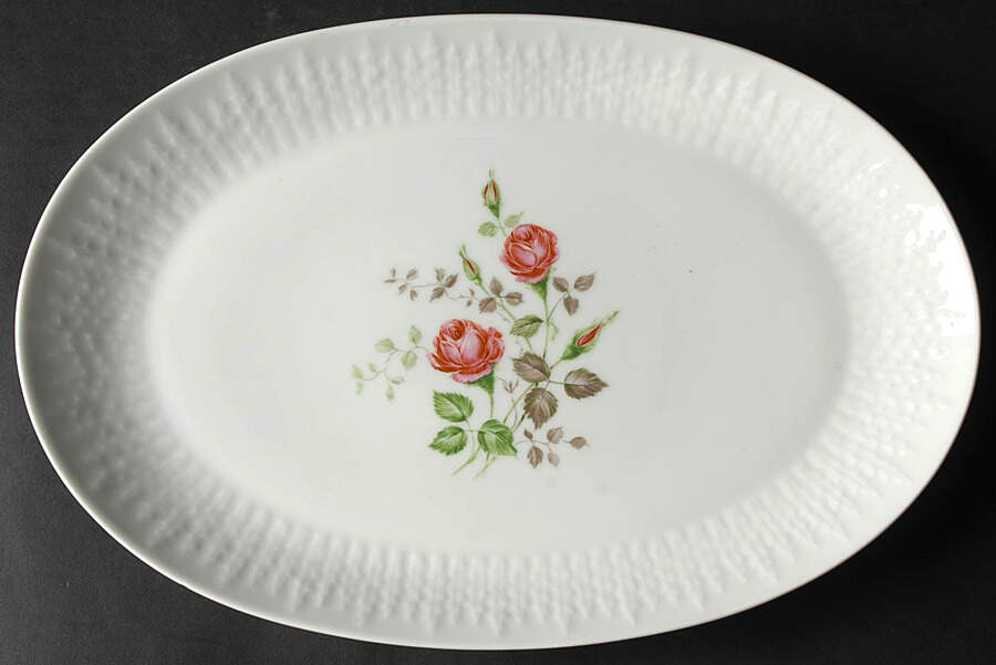 HUT39 12" Oval Serving Platter by Hutschenreuther-1