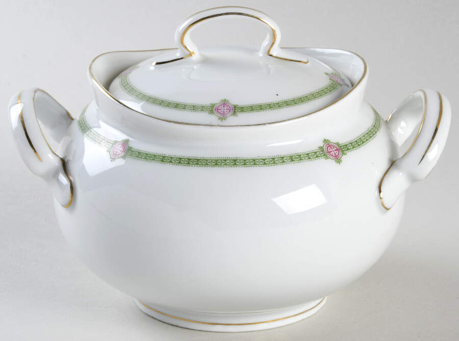 HUT455 Sugar Bowl & Lid by Hutschenreuther-1