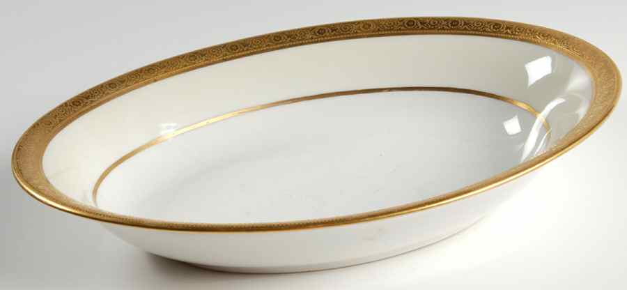 HUT5 10" Oval Vegetable Bowl by Hutschenreuther-1