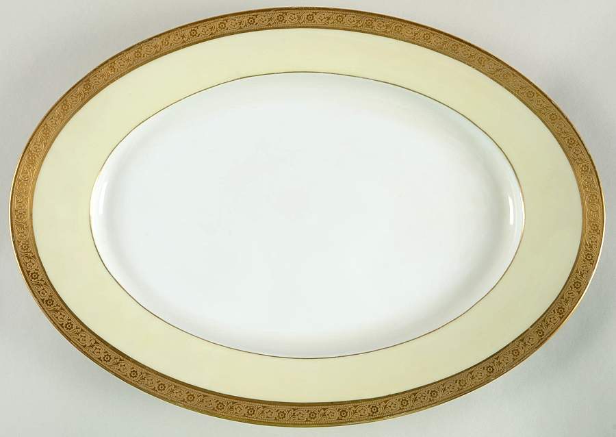 HUT5 14" Oval Serving Platter by Hutschenreuther-1