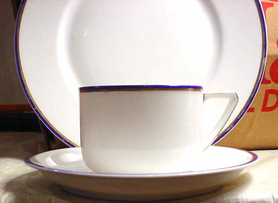 HUT526 Flat Cup & Saucer Set by Hutschenreuther-1