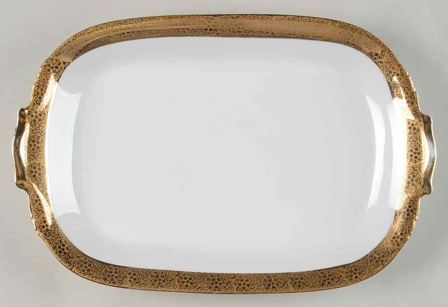 HUT544 14" Oval Serving Platter by Hutschenreuther-1