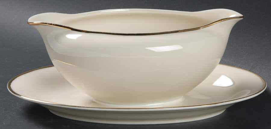 7854 Gravy Boat with Attached Underplate by Hutschenreuther-1