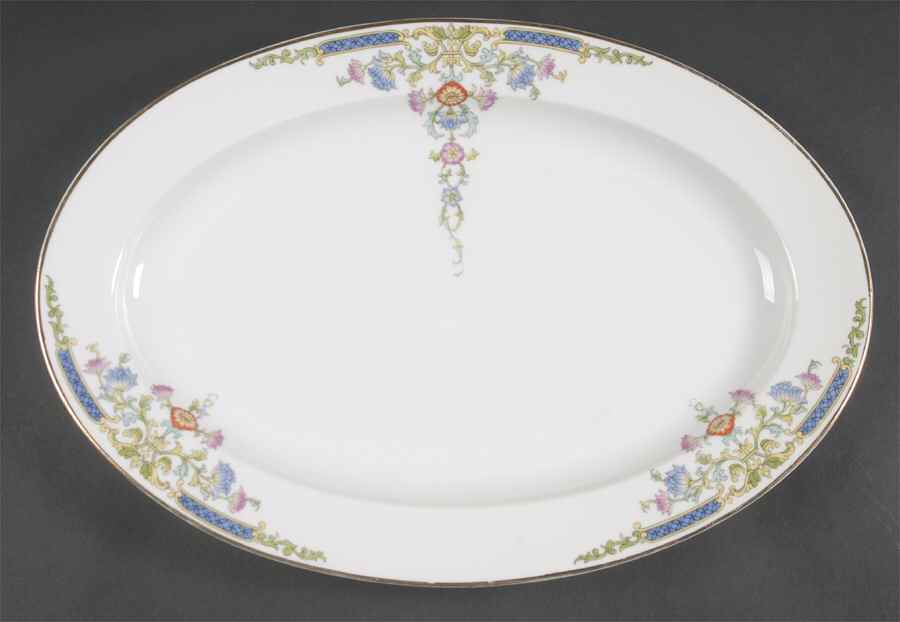 HUT6 15" Oval Serving Platter by Hutschenreuther-1