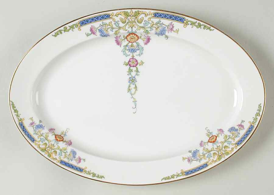 HUT6 12" Oval Serving Platter by Hutschenreuther-1