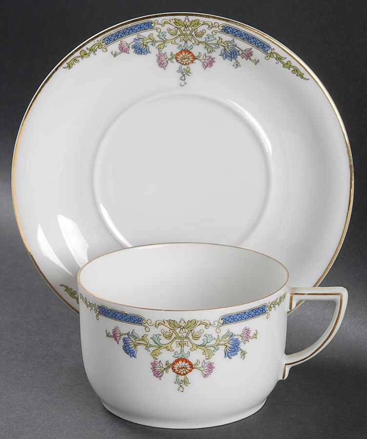 HUT6 Oversized Cup & Saucer Set by Hutschenreuther-1
