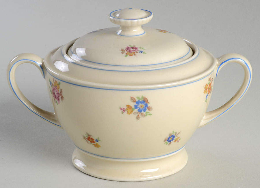 HUT66 Sugar Bowl & Lid by Hutschenreuther-1