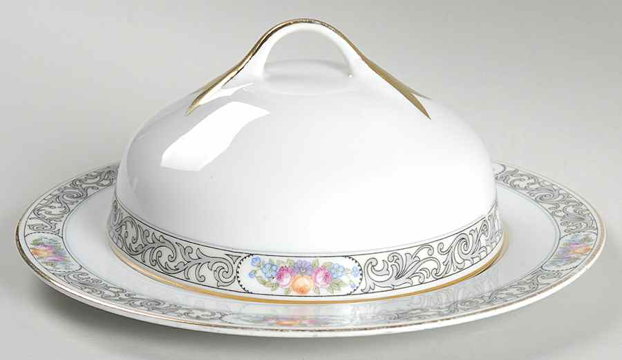 HUT9 Round Covered Butter by Hutschenreuther-1