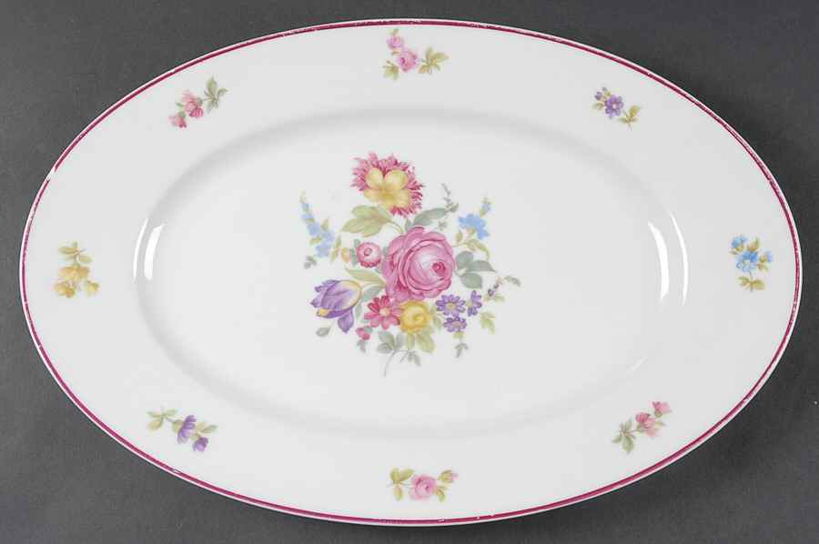 HUT95 14" Oval Serving Platter by Hutschenreuther-1