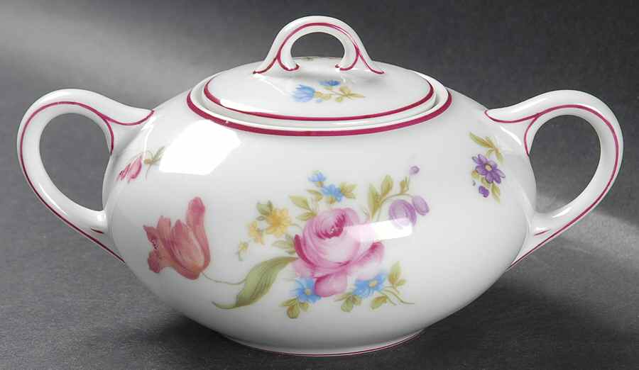 HUT95 Sugar Bowl & Lid by Hutschenreuther-1