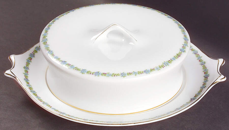 HUT98 Round Covered Butter by Hutschenreuther-1