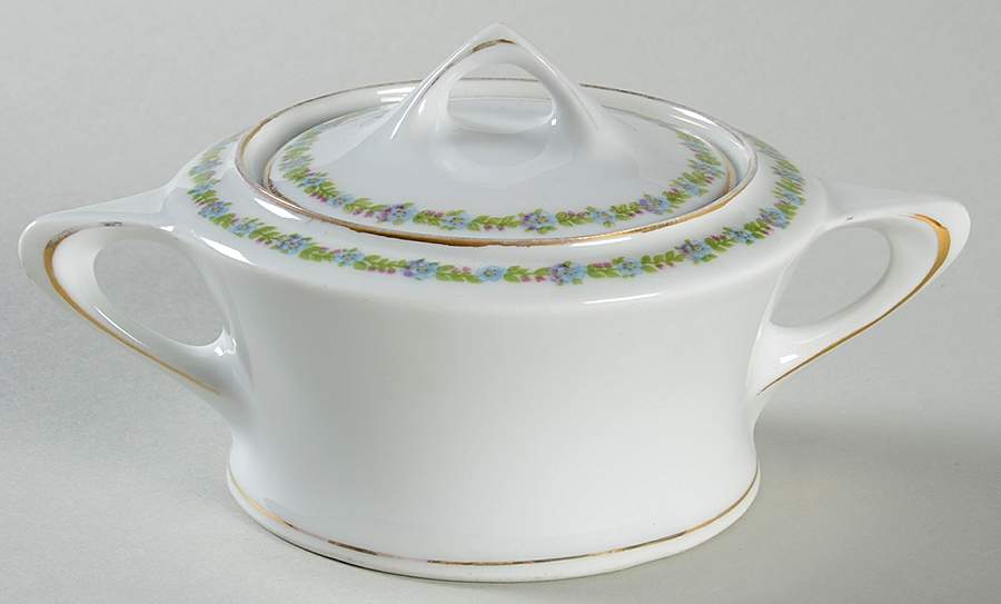 HUT98 Sugar Bowl & Lid by Hutschenreuther-1