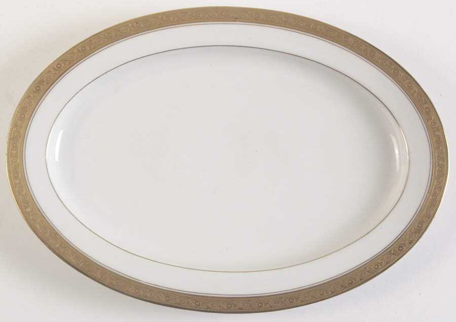 HUT99 14" Oval Serving Platter by Hutschenreuther-1