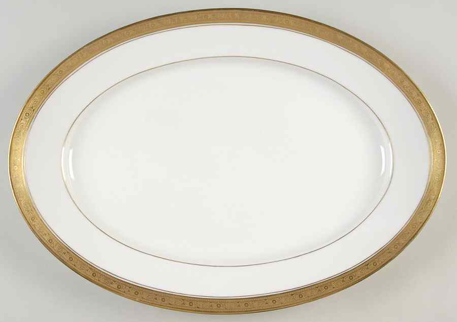 HUT99 16" Oval Serving Platter by Hutschenreuther-1