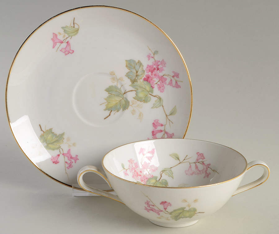 The Idlewild Flat Cream Soup Bowl & Saucer Set by Hutschenreuther-1