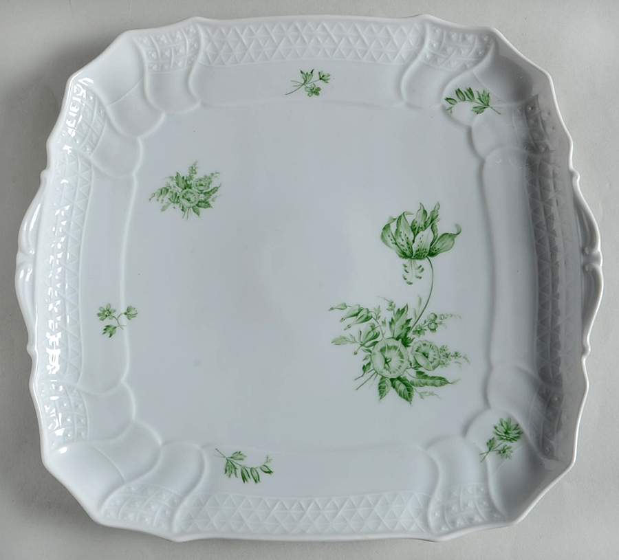 Innsbruck Square Handled Cake Plate by Hutschenreuther-1