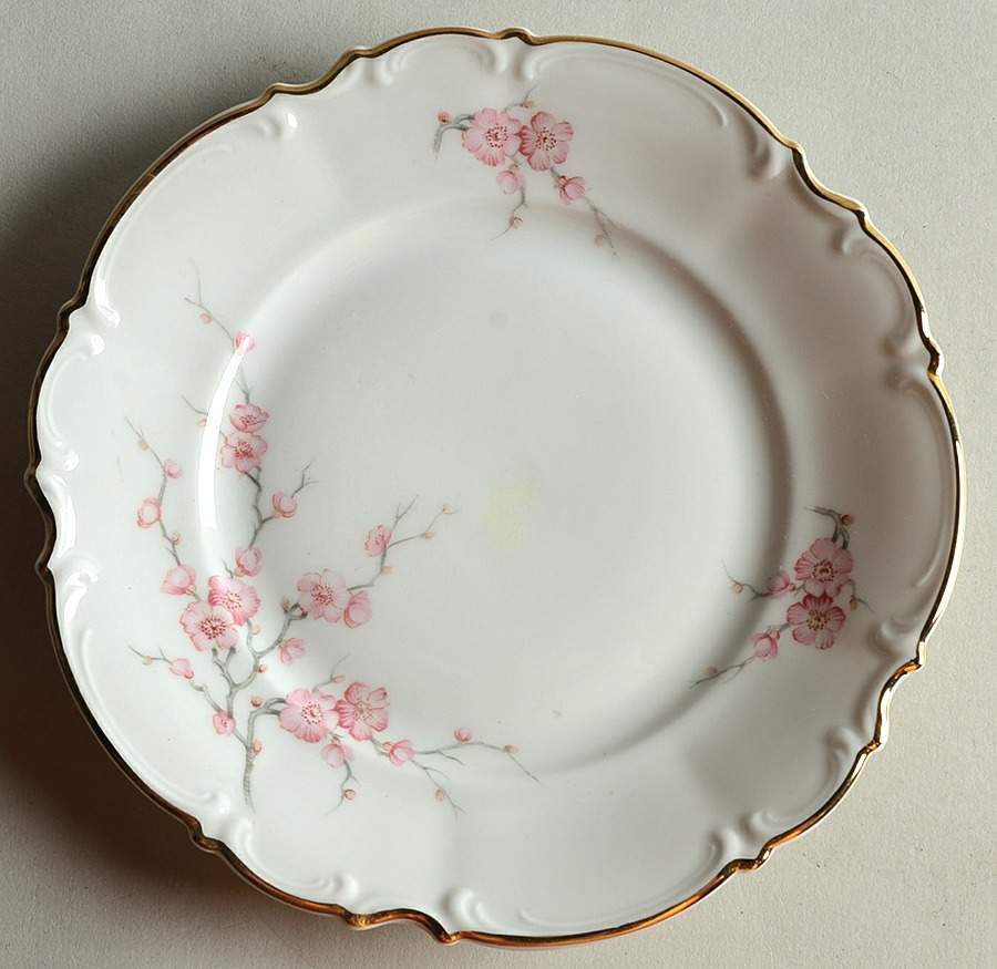 Japanese Blossom Bread & Butter Plate by Hutschenreuther-1