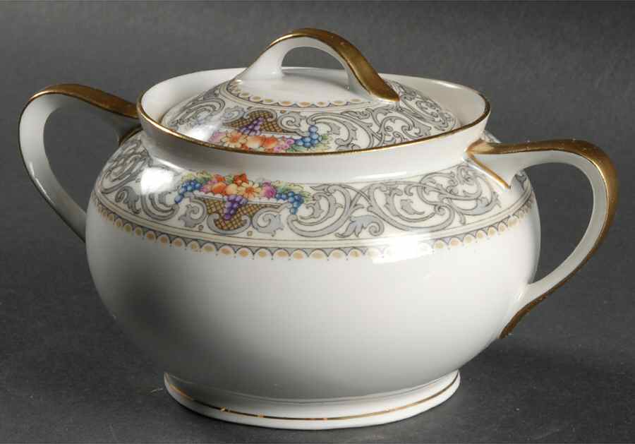 Jaffrey Sugar Bowl & Lid by Hutschenreuther-1