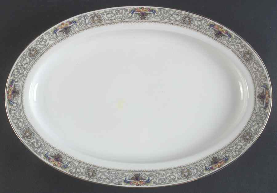 Jaffrey 15" Oval Serving Platter by Hutschenreuther-1
