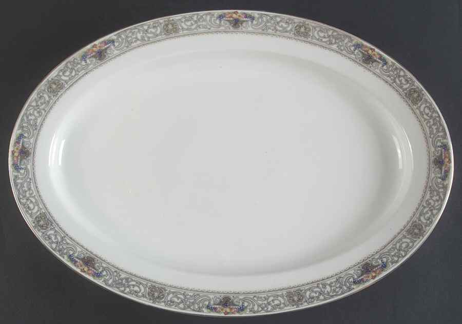 Jaffrey 16" Oval Serving Platter by Hutschenreuther-1