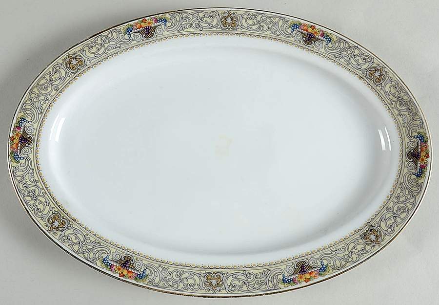 Jaffrey 12" Oval Serving Platter by Hutschenreuther-1