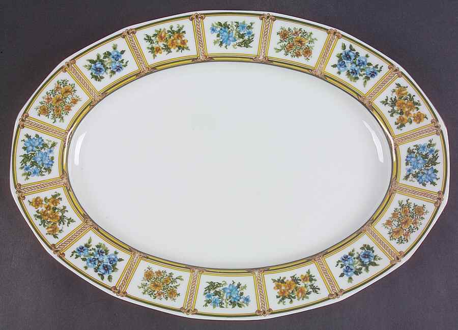 Kensington 15" Oval Serving Platter by Hutschenreuther-1