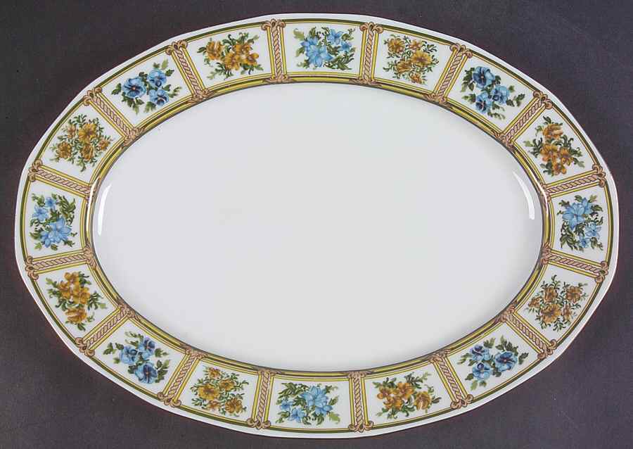 Kensington 12" Oval Serving Platter by Hutschenreuther-1
